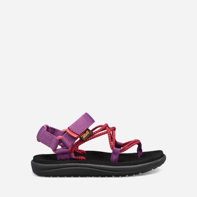 Teva Voya Infinity Kids' Purple / Red Hiking Sandals CA03281 Canada Sale